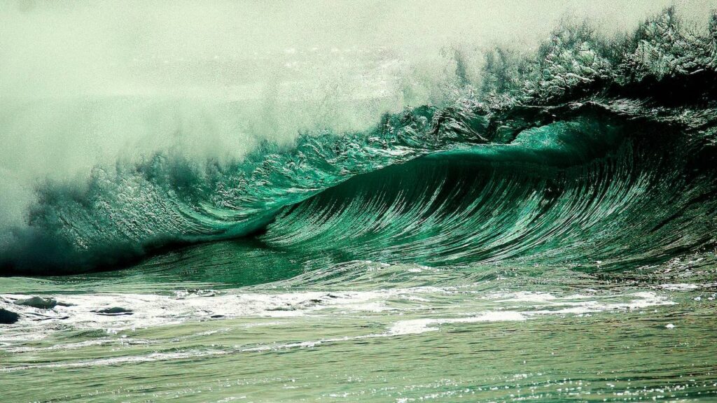 sonhar com ondas gigante