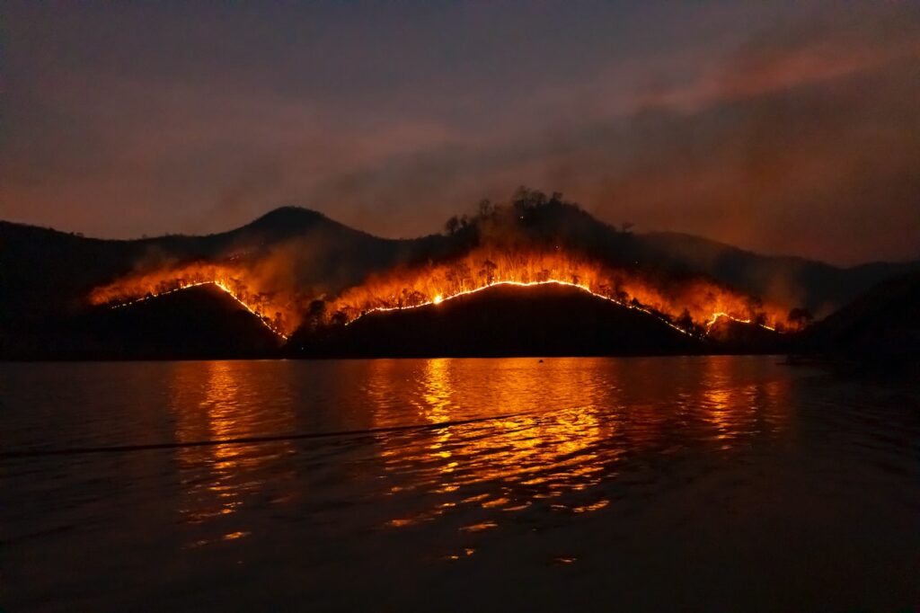 sonhar com incendio