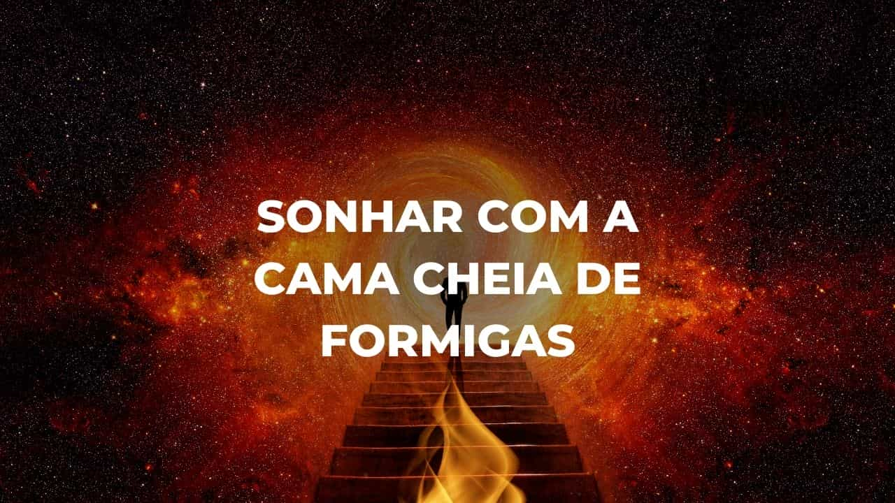 Sonhar com a cama cheia de formigas