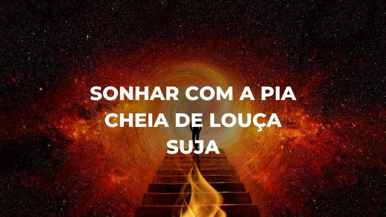 Sonhar com a pia cheia de louça suja